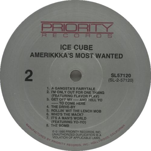 洋楽 ICE CUBE AmeriKKKa's Most Wanted lp Ice Cube - Amerikkkka's Most Wanted (LP)